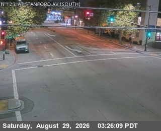 T263S -- SR-123 : AT STANFORD AV Looking South live camera view