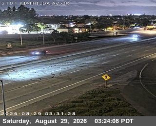 TVC76 -- US-101 : AT MATHILDA AVE live camera view