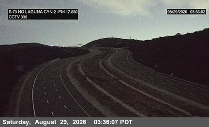 SR-73 : (338) North of Laguna Canyon 2 live camera view
