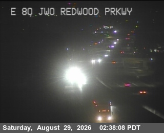 TV962 -- I-80 : AT JWO REDWOOD PKWY live camera view
