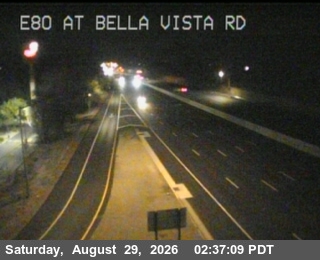TV995 -- I-80 : AT BELLA VISTA RD live camera view