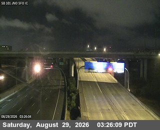 TV410 -- US-101 : AT JNO SFO IC live camera view