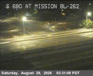 TVA23 -- I-680 : AT MISSION BL - 262 live camera view