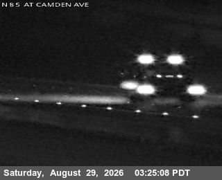 TV912 -- SR-85 : AT CAMDEN AV live camera view