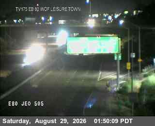 TV175 -- I-80 : AT WOF LEISURE TOWN RD live camera view
