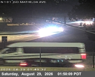 TVC26 -- US-101 : AT JSO MATHILDA AV live camera view