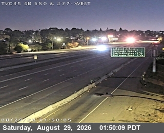 TVC35 -- I-680 : AT S680 at 237 live camera view