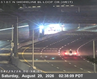 TVC80 -- US-101 : AT N SHORELINE BLVD live camera view