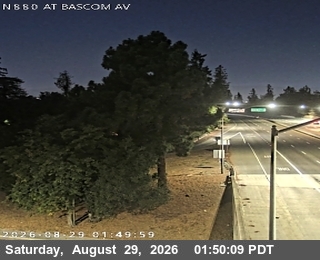 TVC53 -- I-880 : AT BASCOM AV live camera view