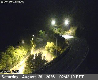 TVC00 -- SR-17 : AT SANTA CRUZ AV live camera view