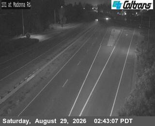 US-101 : Madonna Road live camera view