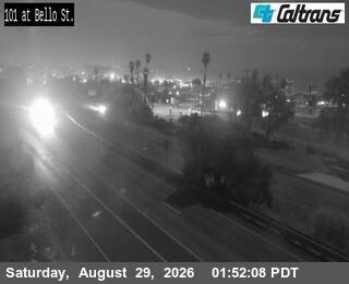 US-101 : SR-1 and Bello St live camera view