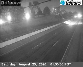 US-101 : Fairview Avenue live camera view