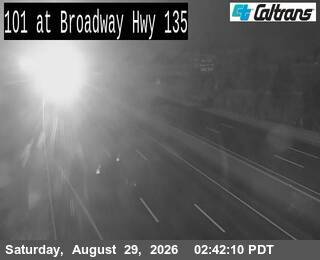 US-101 : SR-135 Broadway live camera view