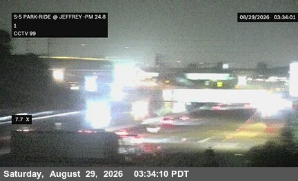I-5 : (99) Jeffrey Park and Ride live camera view