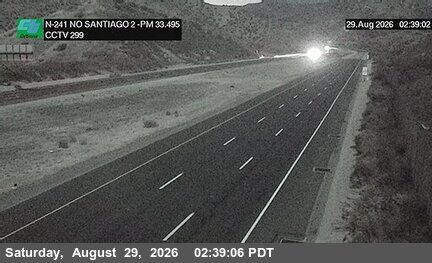 SR-241 : (299) 1700 Meters North of Santiago 2 Canyon Road Overcross live camera view