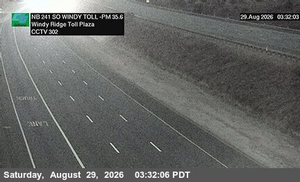 SR-241 : (302) 920 Meters South of Windy Toll Plaza live camera view