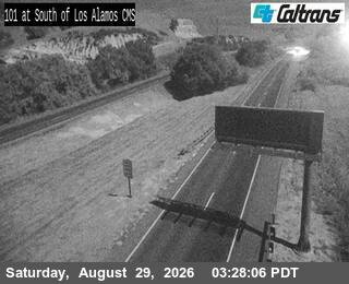 US-101 : 6 Miles south of Los Alamos live camera view