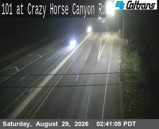 US-101 : Crazy Horse Canyon Rd live camera view