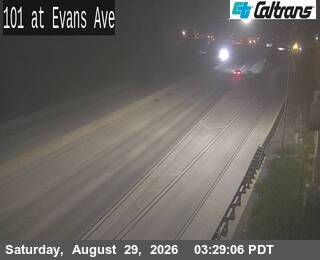 US-101 : Evans Avenue live camera view