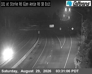 US-101 : Glen Annie Road SB Exit live camera view