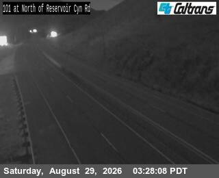 US-101 : North of Reservoir Canyon Road live camera view