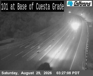 US-101 : Bottom of Cuesta Grade live camera view