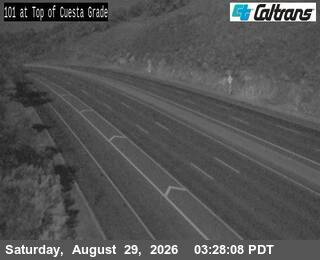 US-101 : Top of Cuesta Grade live camera view