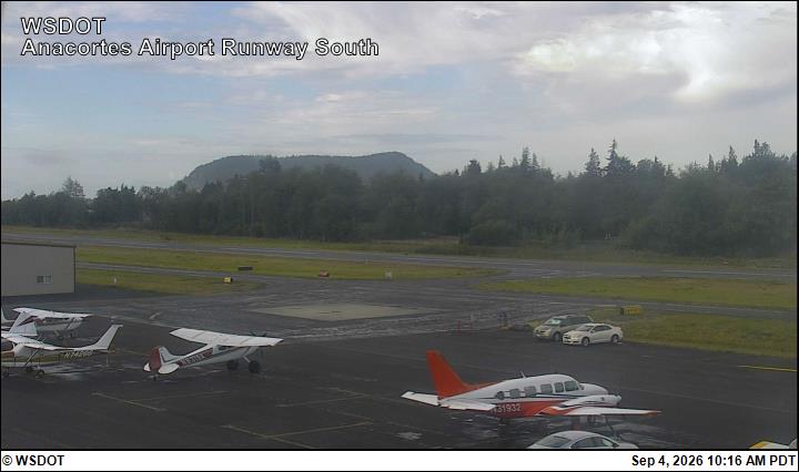 Anacortes Airport South live camera view