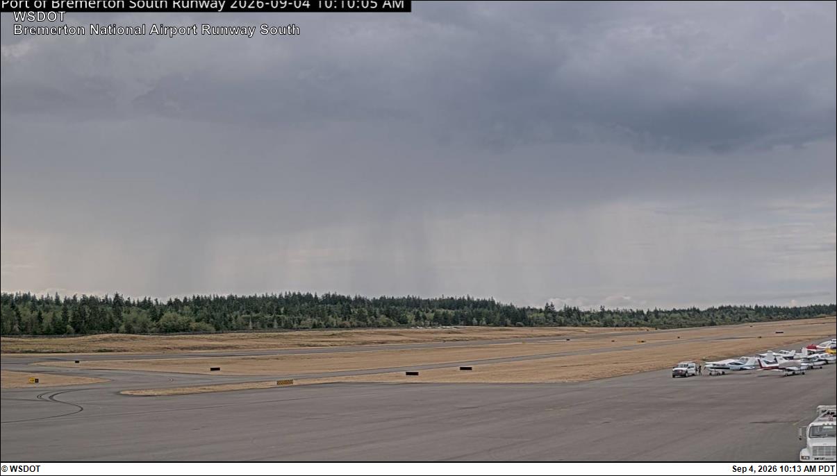 Bremerton National Airport South live camera view