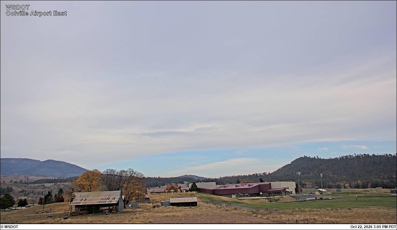 Colville Municipal Airport East live camera view