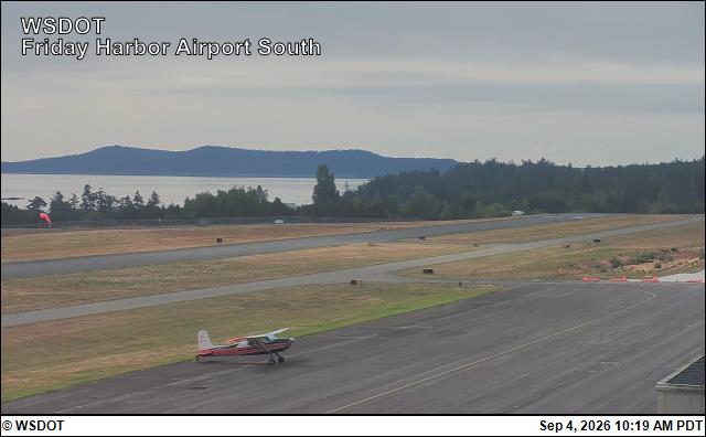 Friday Harbor Airport South live camera view