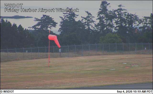 Friday Harbor Airport Windsock live camera view