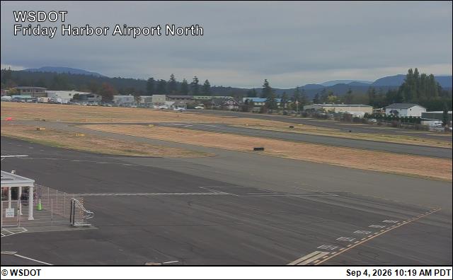 Friday Harbor Airport North live camera view