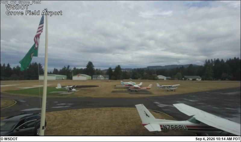 Grove Field Airport live camera view