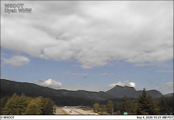 Hyak Looking West-Northwest live camera view