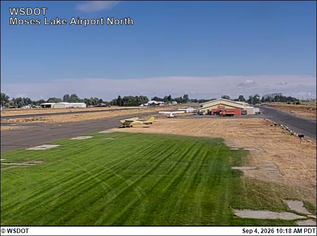 Moses Lake Municipal Airport North live camera view