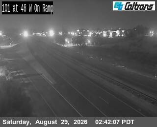 US-101 : SR-46 West Onramp live camera view