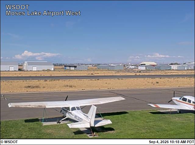 Moses Lake Municipal Airport West live camera view