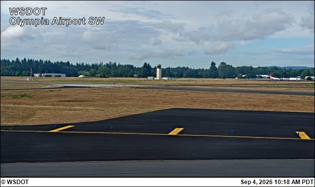 Olympia Regional Airport Southwest live camera view