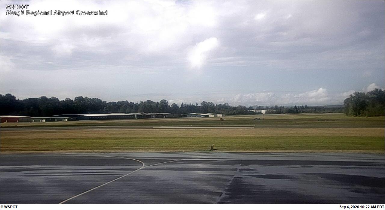 Skagit Regional Airport Crosswind live camera view