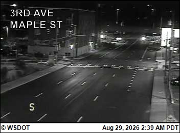 3rd / Maple (Spokane) live camera view
