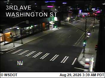 3rd / Washington (Spokane) live camera view