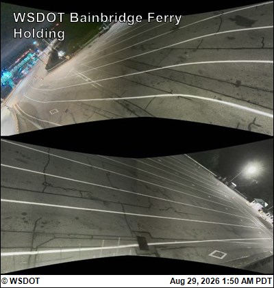 WSF Bainbridge Ferry Holding live camera view