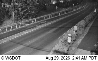 SR 305 at MP 0.2: Winslow Way North live camera view