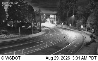 SR 305 at MP 0.2: Winslow Way South live camera view
