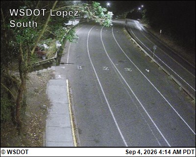 WSF Lopez Ferry Holding Looking South live camera view