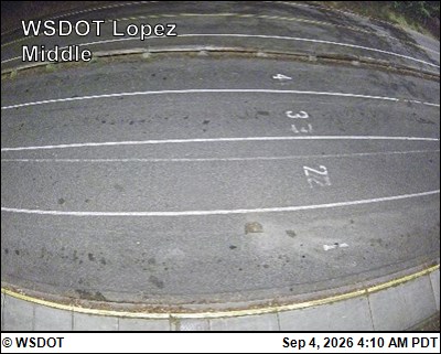 WSF Lopez Ferry Holding Middle live camera view