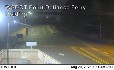 WSF Point Defiance Holding live camera view