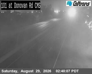 US-101 : North of Donovan Rd live camera view